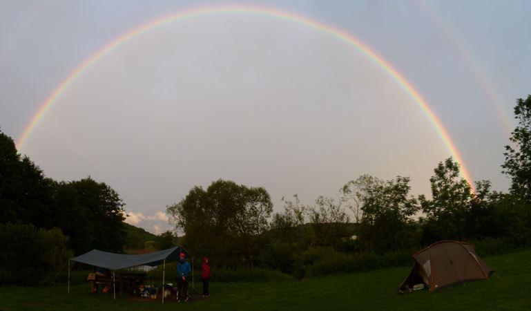 Altmühl - Treuchtlingen Regenbogen