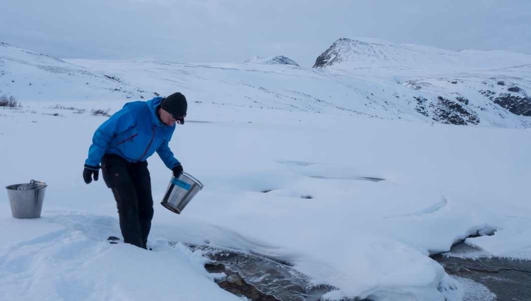 Skilanglauf Norwegen - Wasserstelle Hüttentour